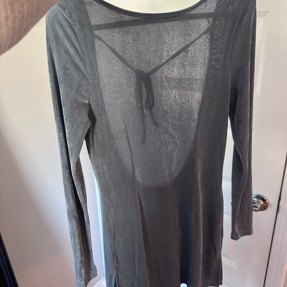 Blue mini long sleeve